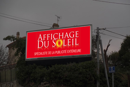 Publicité Affichage du Soleil